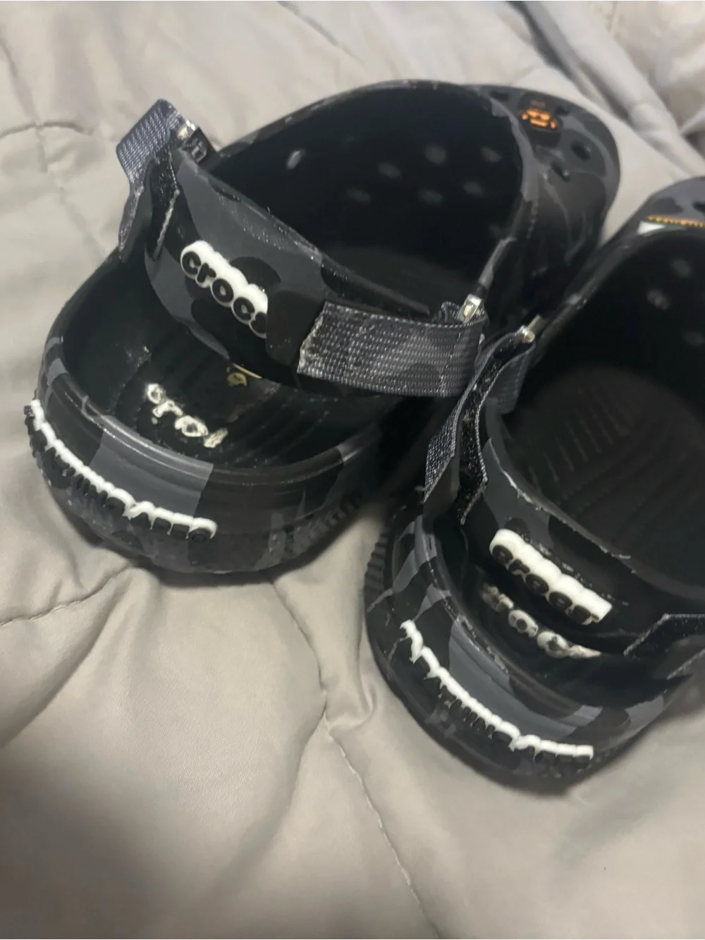 BAPE x CROC clogs